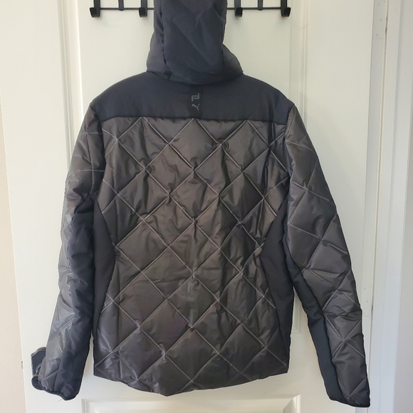 NWT Puma x Porsche Design Mens padded jacket jet black sz L $420 - Picture 9 of 9